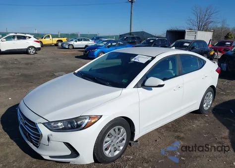 2017 Hyundai Elantra Se from USA, damaged, VIN 5NPD74LF9HH103176